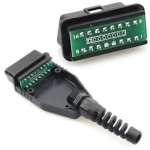 Connecteur OBD2 mâle 16 broches pour diagnostic automobile Konnwei