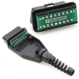 Connecteur OBD2 mâle 16 broches pour diagnostic automobile Konnwei