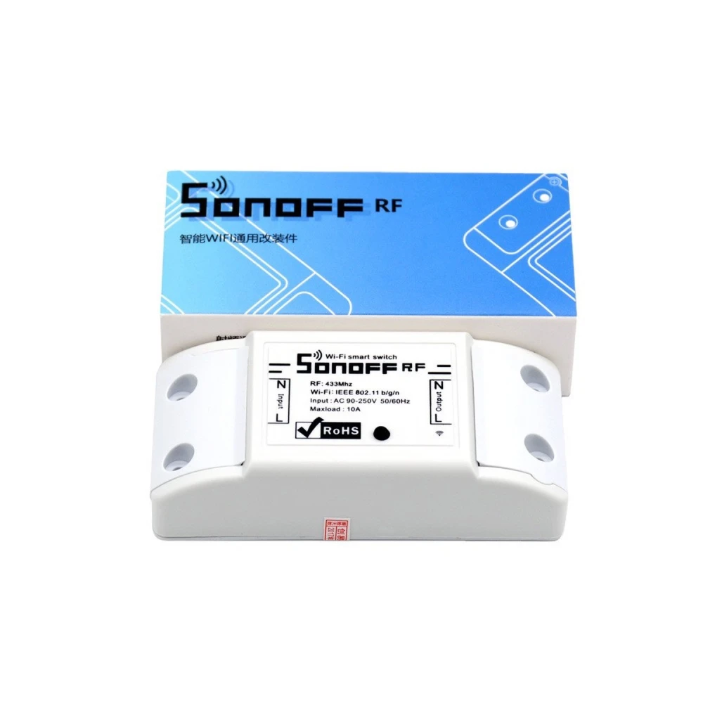 Interrupteur WiFi sans fil Sonoff compatible Alexa et Google Home pour la domotique