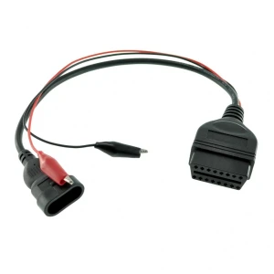 Adaptateur Fiat Alfa Lancia 3 broches vers 16 broches OBDII pour diagnostic auto