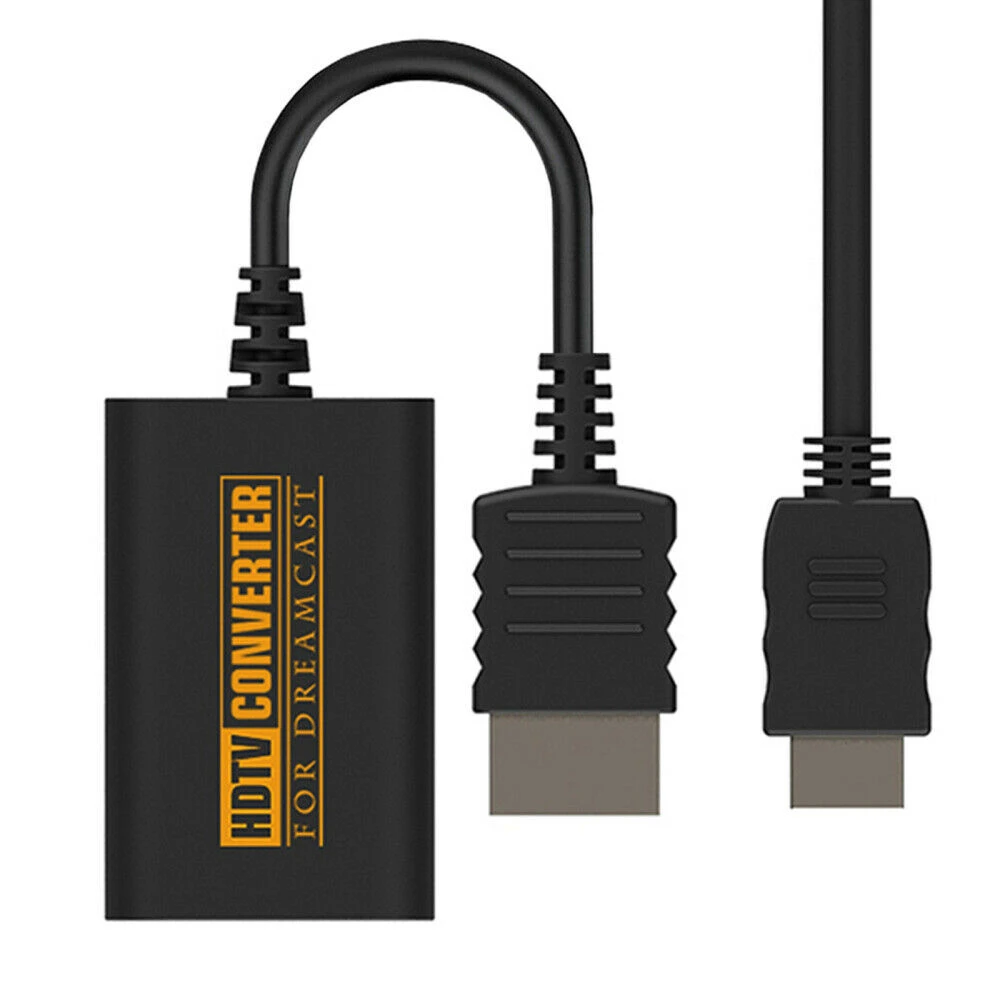Convertisseur HDMI Dreamcast - adaptateur HDTV avec câble HDMI pour votre console