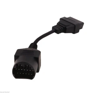 Adaptateur Mazda 17 broches vers OBDII 16 broches pour diagnostic auto