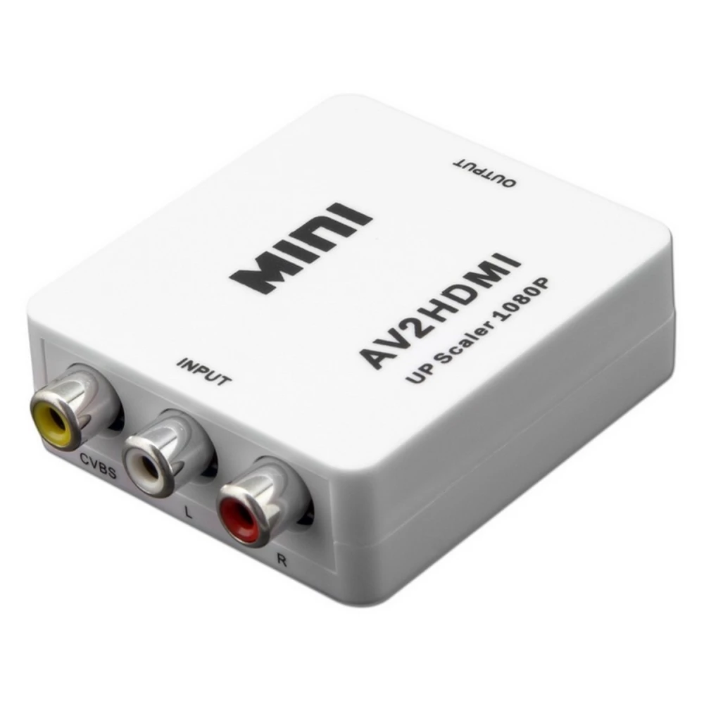 Convertisseur de signal vidéo RCA vers HDMI jusqu'à 1080p Full HD
