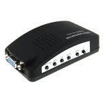 Dispositivo convertidor señal Video/S-Video a VGA para monitores de PC