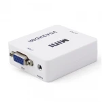 Convertisseur VGA vers HDMI avec audio pour connecter un PC à une TV
