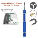 Tournevis tri wing 0,6 mm pour réparer iPhone 7, iPhone 7 Plus et Apple Watch