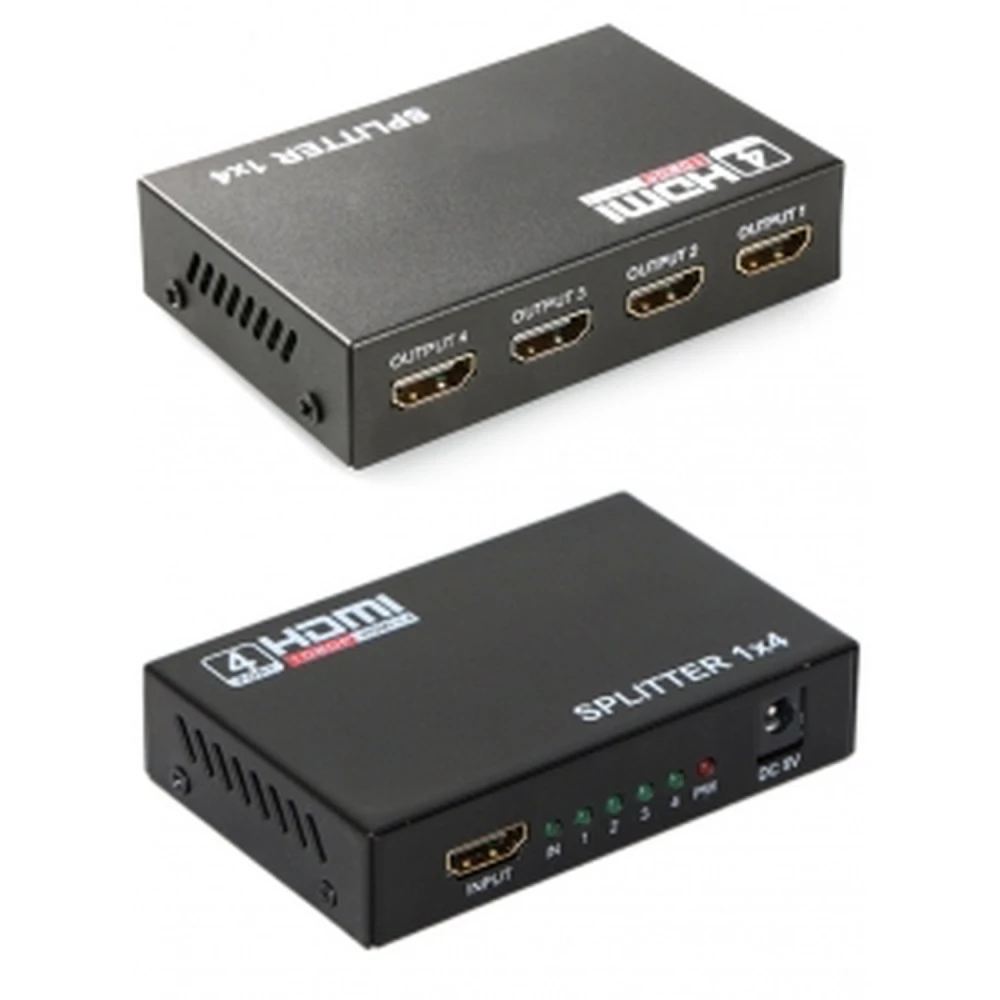 Répartiteur HDMI 1x4 Full HD 1 entrée 4 sorties compatible 1080p HDTV et 3D