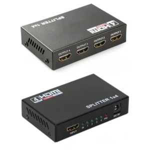satkit Répartiteur HDMI 1x4 Full HD 1 entrée 4 sorties compatible 1080p HDTV et 3D