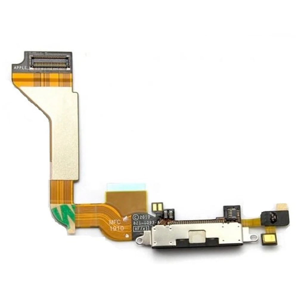 Dock connector iPhone 4G noir - pièce compatible neuve