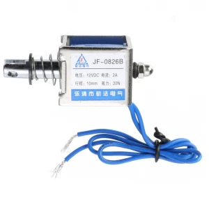 Altec Solénoïde push-pull 12Vdc JF-0826B à ressort pour Arduino