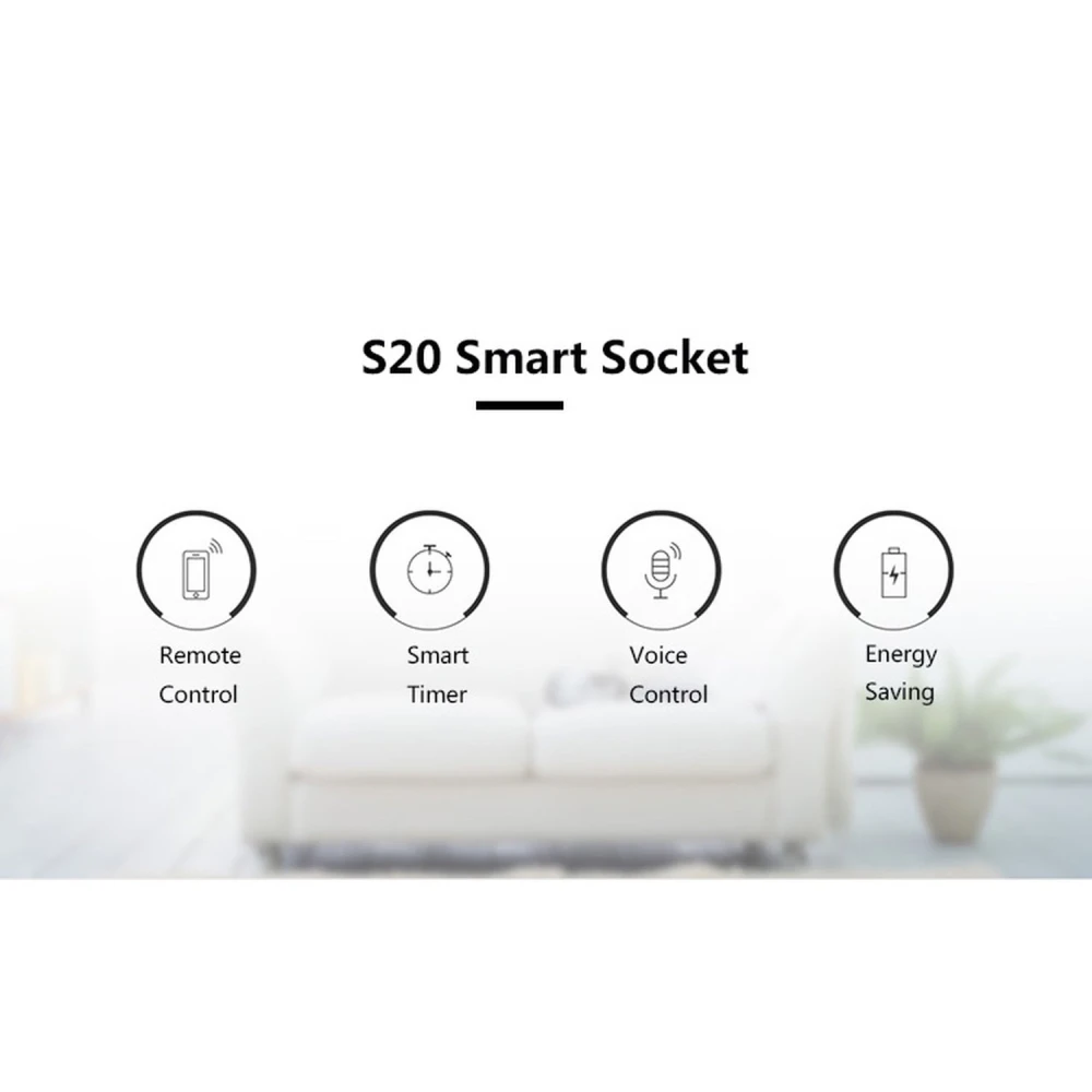 Control remoto de enchufe Sonoff S20 mediante app eWeLink
