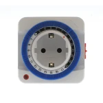 Prise programmateur journalier analogique 24 heures, 3500W facile à utiliser