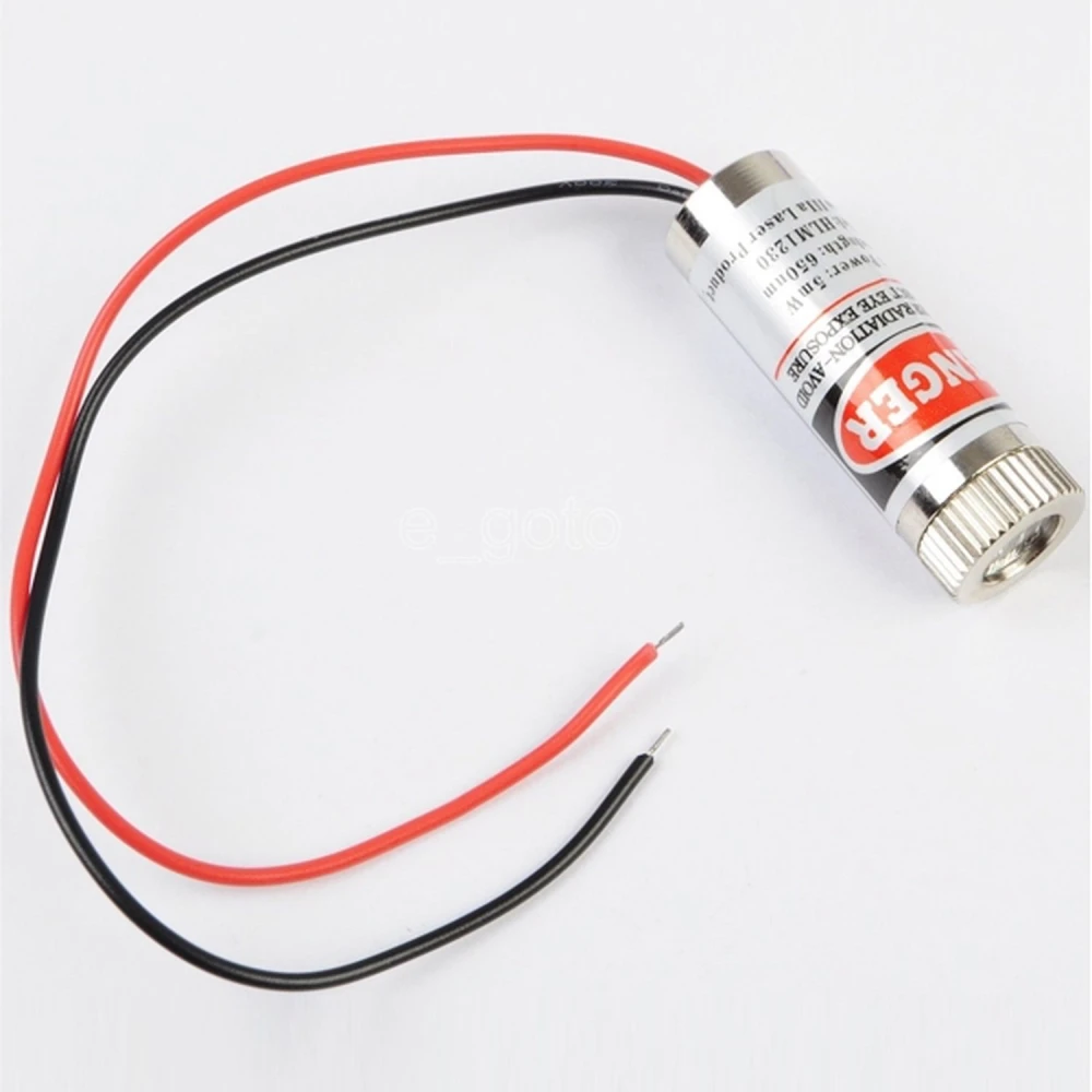 Module laser rouge 200mw 3v à 5v à point précis pour l’électronique