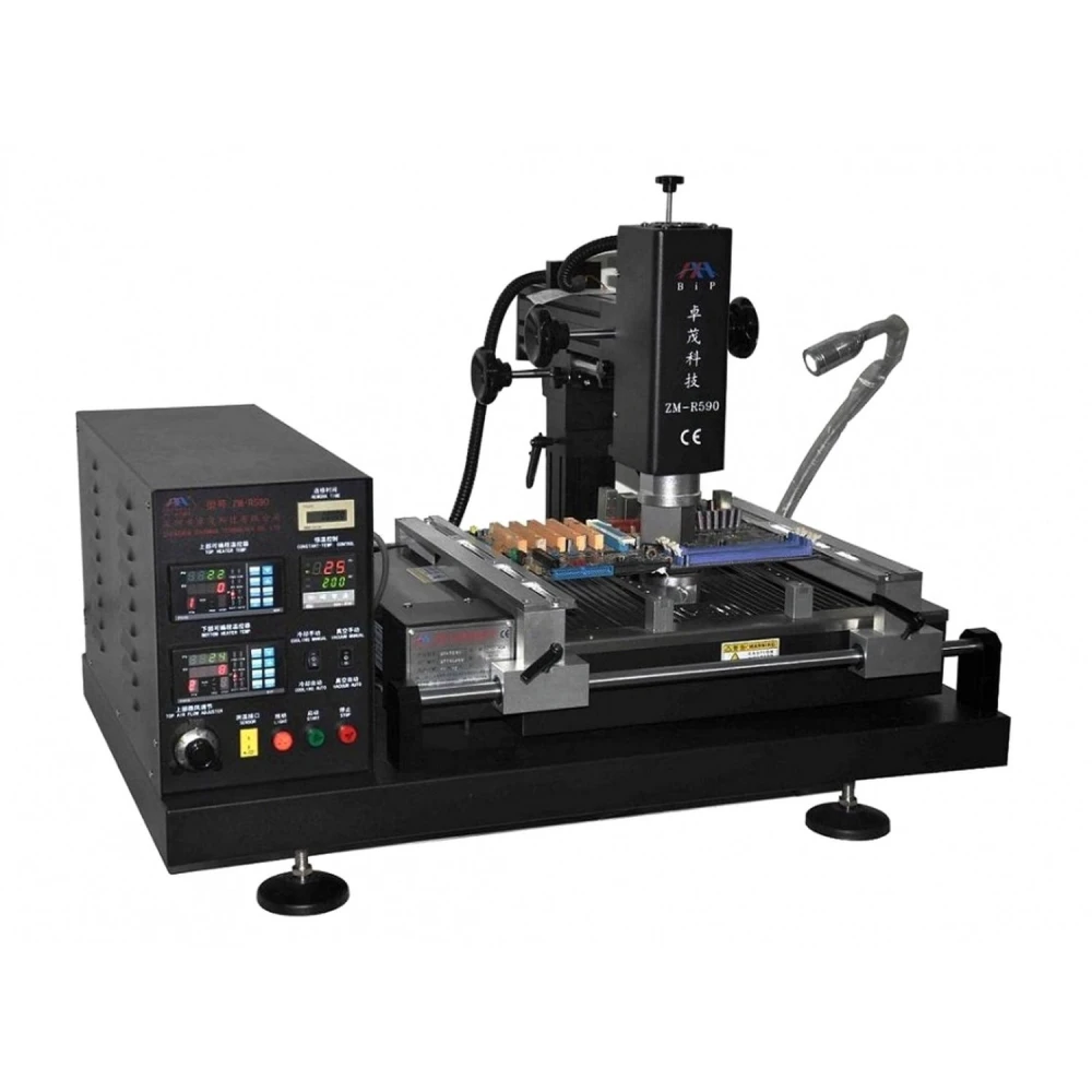 Station Zhuomao ZM-R590 pour soudure et reballing BGA de haute précision