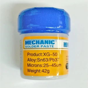 satkit Pâte à souder Mechanic XG-50 Sn63/Pb37 (10CC - 42GR) pour réparations électroniques