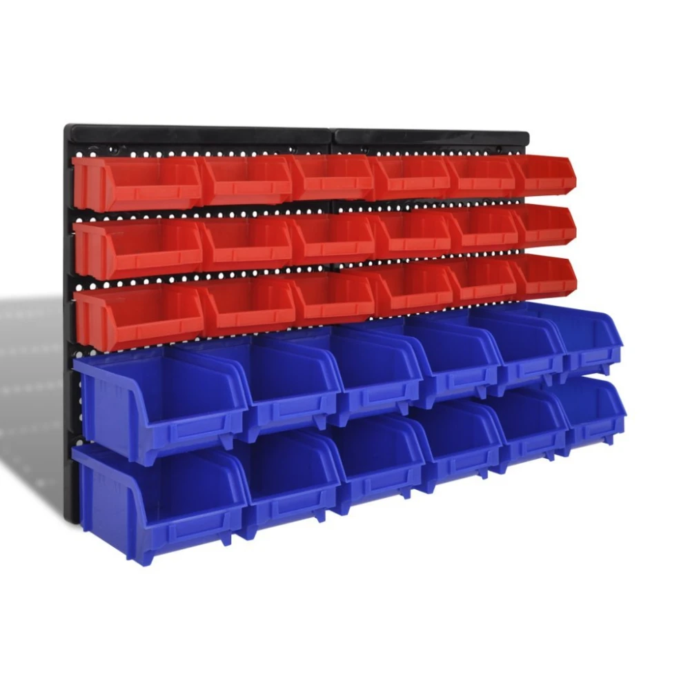 Étagère murale de bricolage avec bacs empilables TSX TOOL 32pc