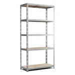 Étagère métallique 180x90x40 cm robuste et polyvalente avec 5 étagères