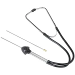 Estetoscopio mecánico con sonda de acero cromado y auriculares de goma suave para taller