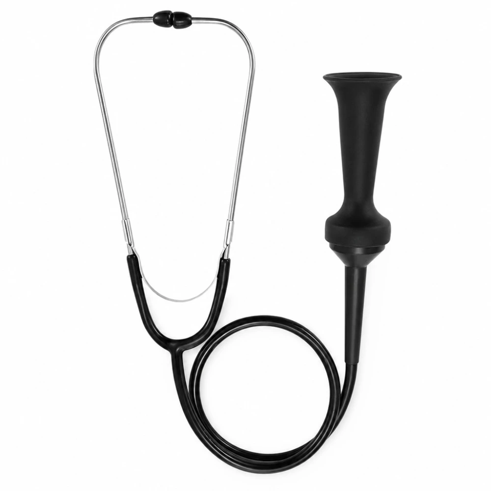 Stéthoscope mécanique professionnel avec sonde métallique interchangeable