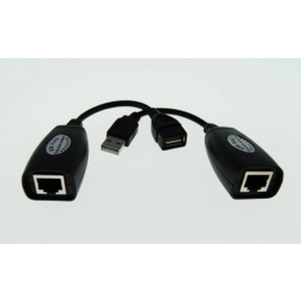 Extenseur USB par câble RJ45 jusqu'à 50 mètres pour connexion à distance