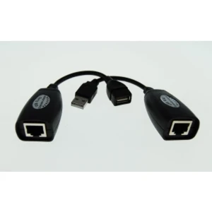 Extenseur USB par câble RJ45 jusqu'à 50 mètres pour connexion à distance