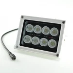 Projecteur LED 12V avec capteur de lumière 10W 6500K pour extérieur