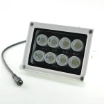 Proyector LED 12V 10W con sensor de luz y protección IP65 para exteriores