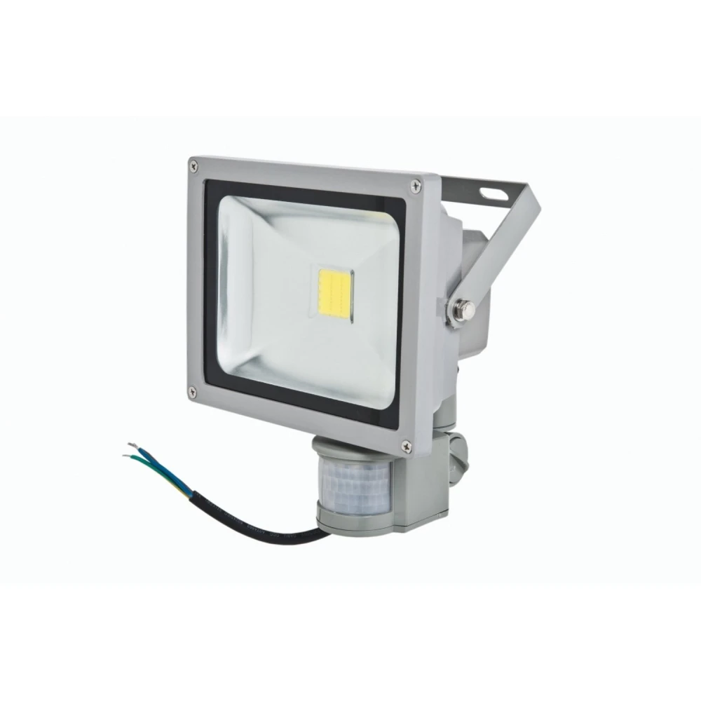 Projecteur LED 20W avec détecteur de mouvement et lumière blanche 6000K
