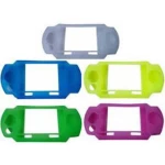 Coque silicone anti-choc pour PSP rose - protection et style
