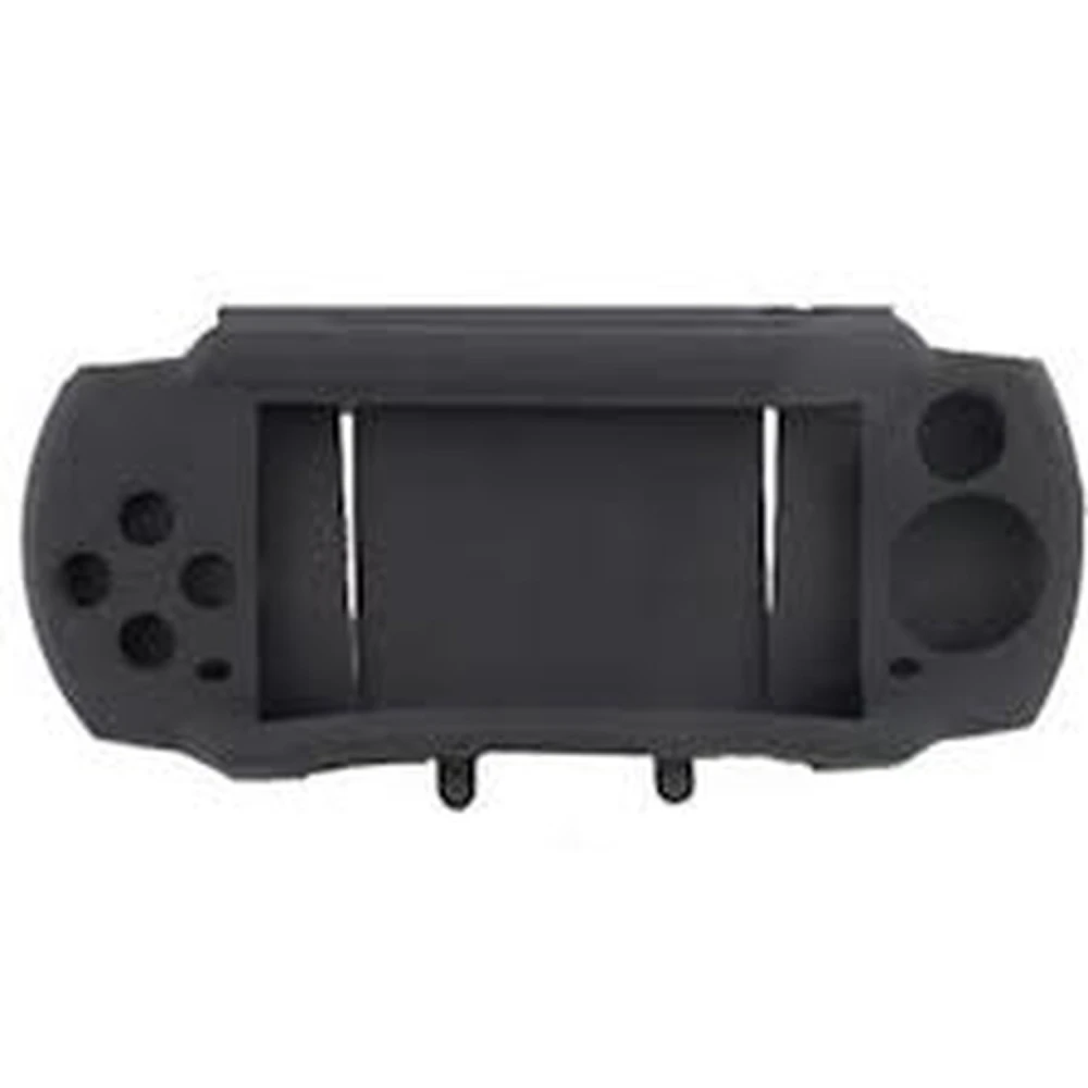 Coque en silicone PSP 2000 noire anti-choc pour PSP Slim