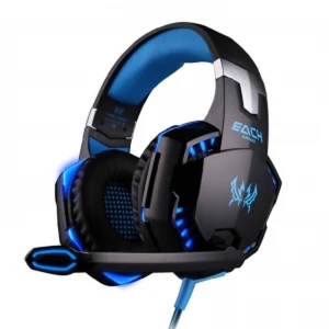 satkit Casque gaming G2000 pour PC avec micro et USB + jack 3,5mm