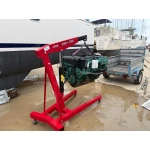 Grue d’atelier hydraulique 3 tonnes pour levage de moteurs et machines lourdes