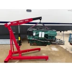 Grue d’atelier hydraulique 3 tonnes pour levage de moteurs et machines lourdes