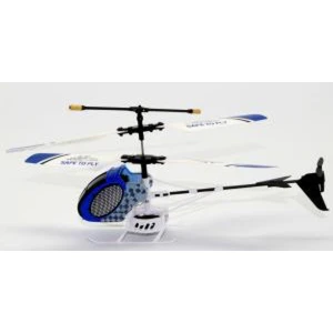 Hélicoptère RC télécommandé modèle 8087 bleu - Satkit