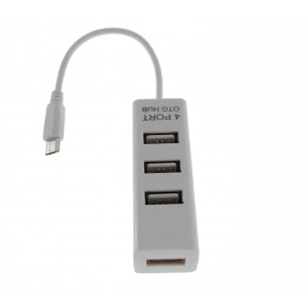 Hub USB OTG Micro USB Android 4 ports - Étendez facilement votre connectivité