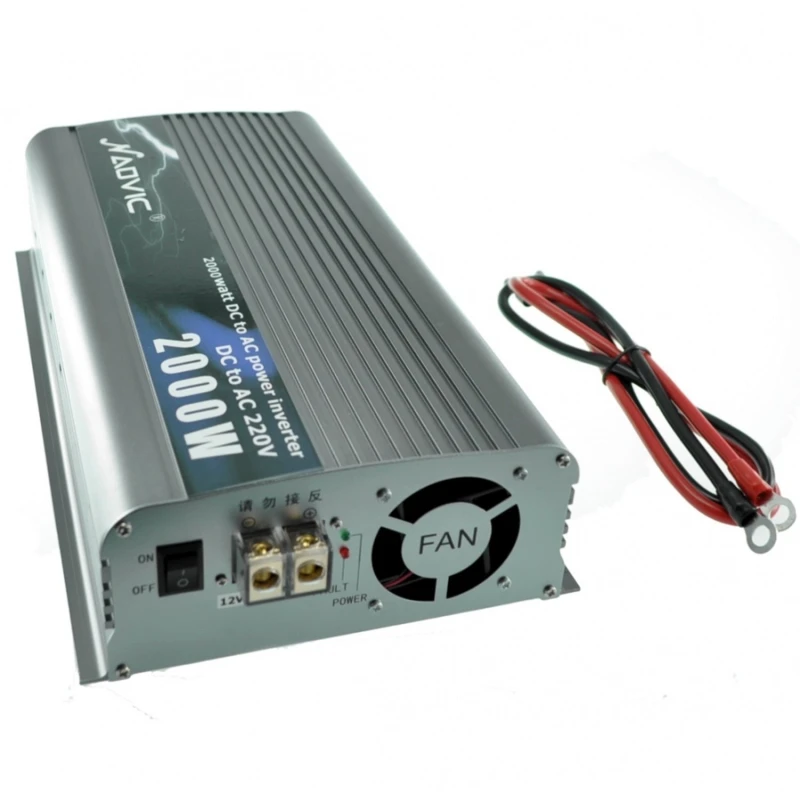 Convertisseur 12V 220V 2000W pour voiture, caravane et bateau