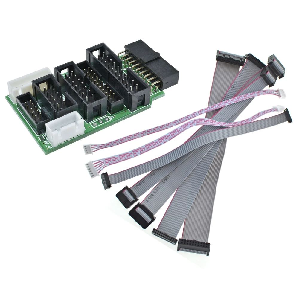 J-Link JTAG Converter V9 avec kit de 7 pièces de câbles et connecteurs
