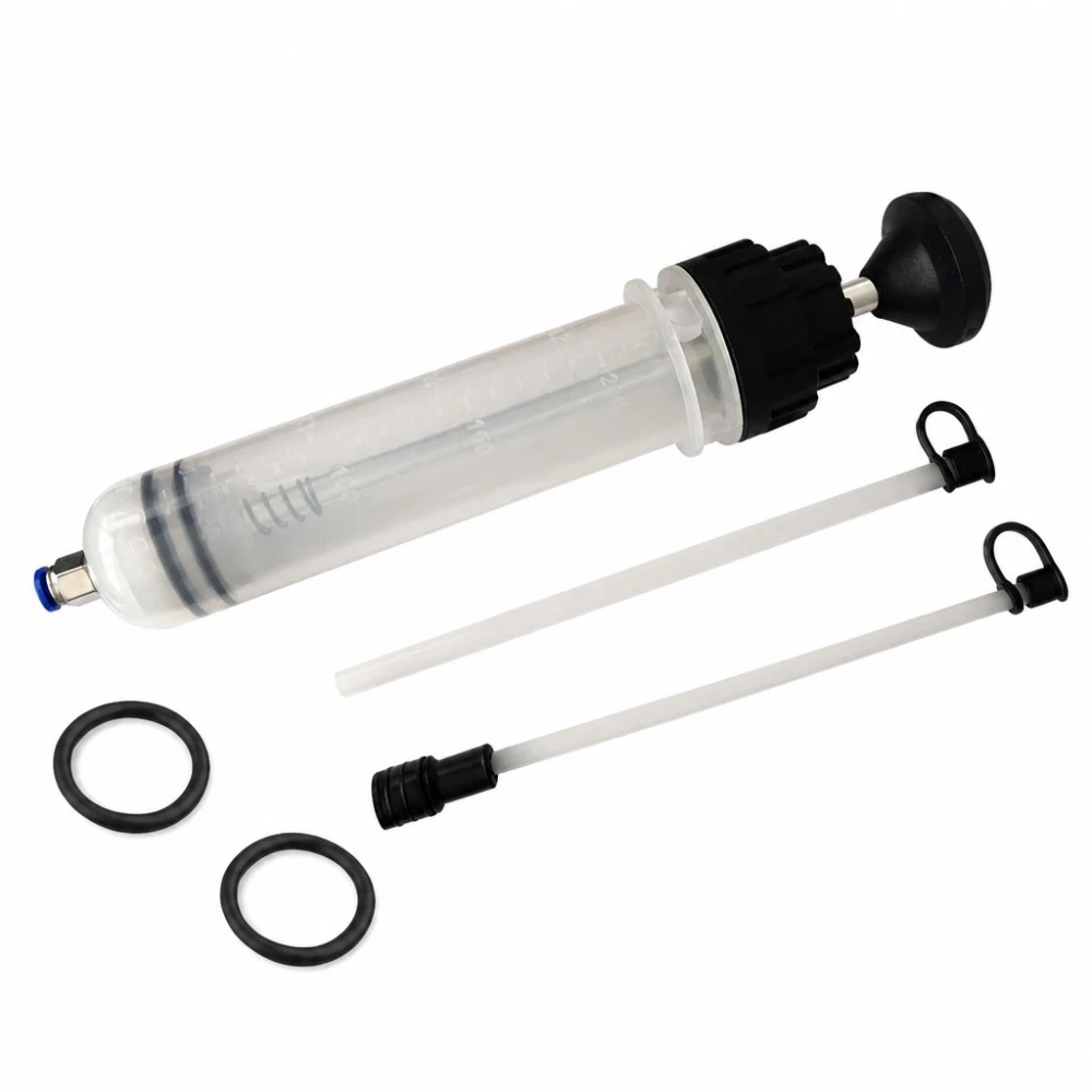 Seringue Extracteur d'Huile 200cc Pompe Manuelle Aspiration Vidange Fluides Auto