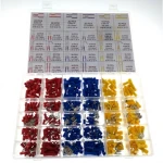 Kit de 480 cosses électriques isolées avec 30 types pour sertissage