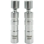 Kit de 2 douilles magnétiques flexibles pour bougie 14 mm et 16 mm TSX TOOL