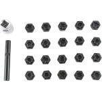 Coffret de 22 clés antivol pour jantes compatibles VAG