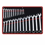Jeu de 26 Clés Mixtes Œil-Plat 6-32mm Acier Cr-V avec Mallette