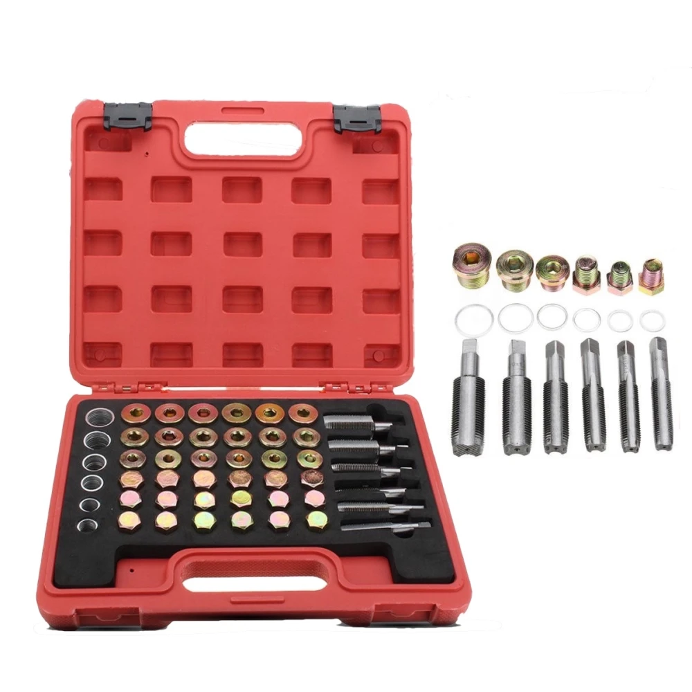 Kit réparation filetage bouchon de vidange carter et boîte de vitesses - 114 pièces