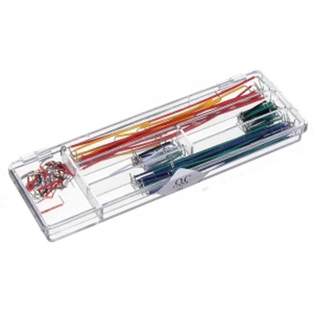 Kit de 140 jumpers pour breadboard avec boîte plastique pour projets Arduino