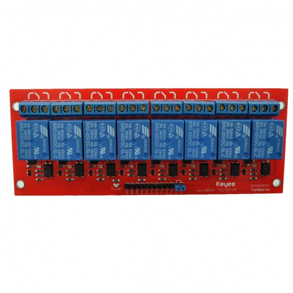 Kit 8 relais 5V pour Arduino - 8 canaux compatible satkit