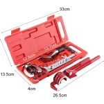 Kit d’évasement et cintreuse de tubes 45 degrés pour cuivre, acier inoxydable et aluminium