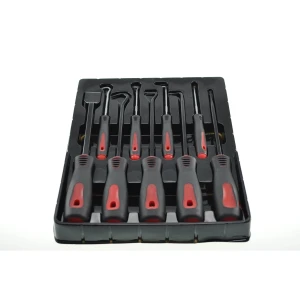 Kit complet 9 pièces d’outils crochets, extracteur, prise et grattoir pour auto