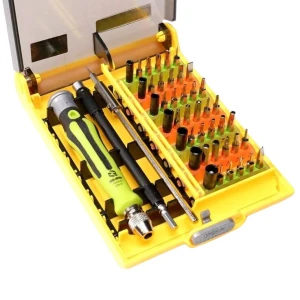 Kit de tournevis de précision 45 en 1 avec manche ergonomique