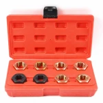 Kit réparateur de filetages d'arbre de transmission et moyeu de roue 9 pièces