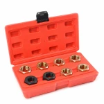 Kit réparateur de filetages d'arbre de transmission et moyeu de roue 9 pièces